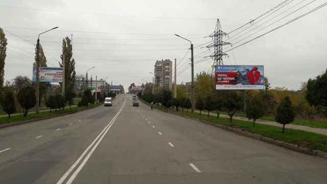 Щит 6x3,  пр. Богдана Хмельницького южний в' їзд (р-н мосту) центральний проспект

