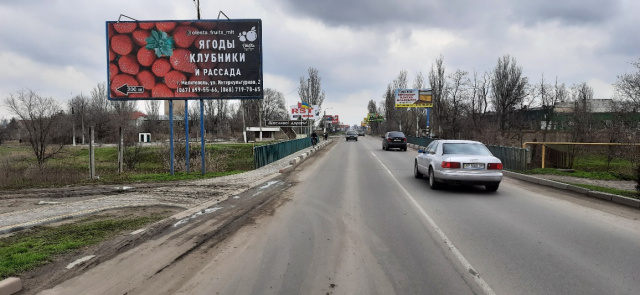Щит 6x3,  вул. Інтеркультурна, 2\1  (виїзд до Бердянська), магістраль